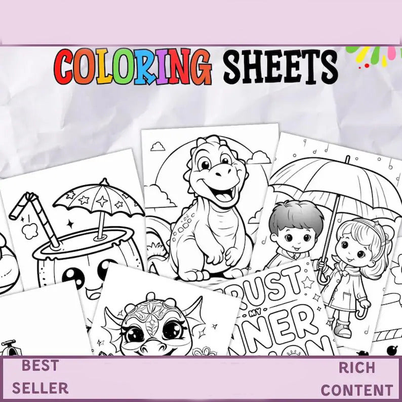 Kids Learning Worksheets Mega Bundle