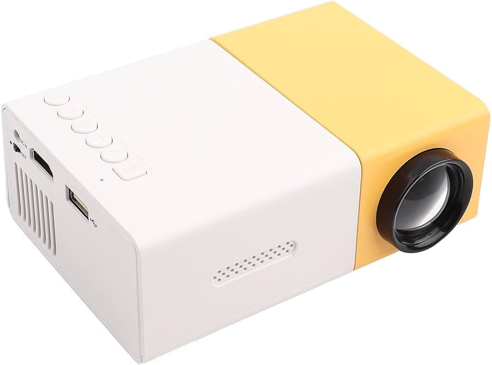 Portable Mini LED Projector | Video Projector with 1080P Support & Remote Control YG-300