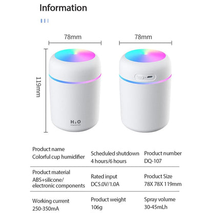 H2O Humidifier & Aroma Diffuser | Cool Mist Essential Oil Diffuser for Relaxation & Hydration