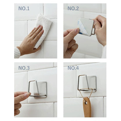 Stainless Steel Self Adhesive Sponge Holder for Kitchen Sink | Hanging | Wall Holder ( 4 Pieces 210 RS)