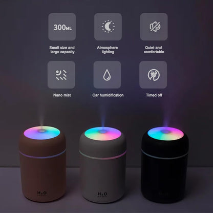 H2O Humidifier & Aroma Diffuser | Cool Mist Essential Oil Diffuser for Relaxation & Hydration