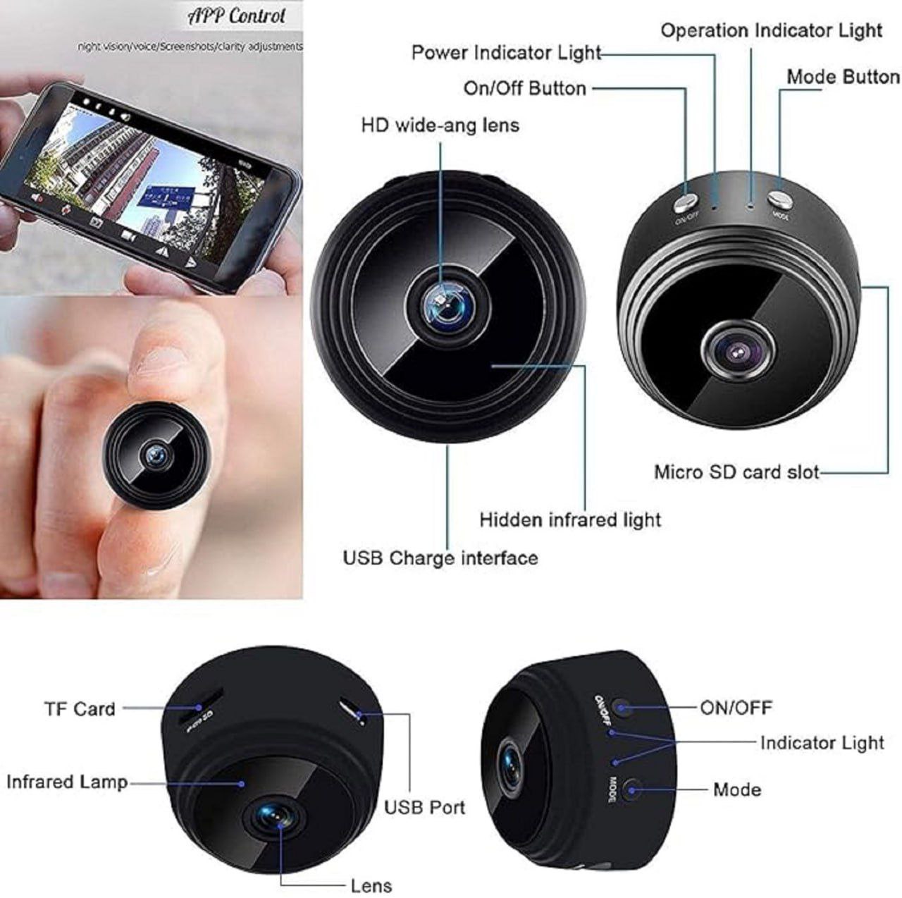 Full HD Wi-Fi Wireless Security Camera