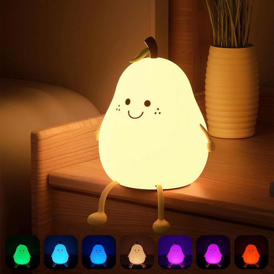 Pear Night Light for Kids | Dimmable