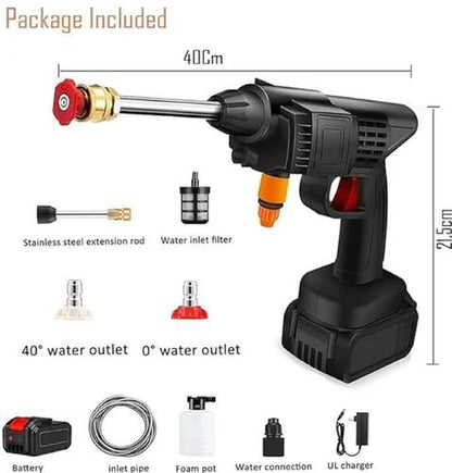 Battery Pressure Washer, Portable Cordless Battery (Double Battery) 48V