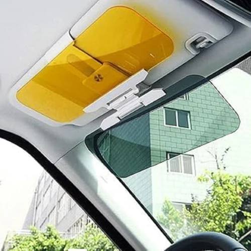 HD Anti-Glare Day & Night Driving Visor with UV Protection | 2-in-1 Car Sun Visor