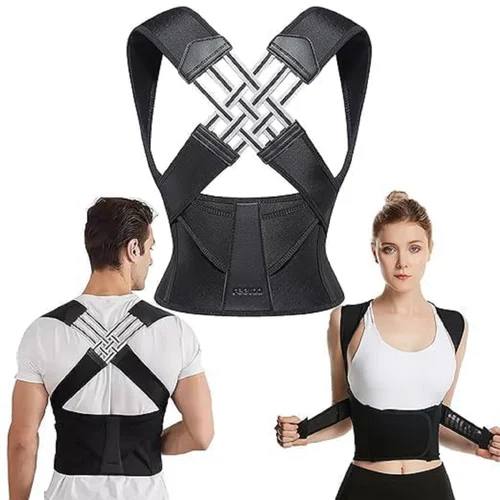 Adjustable Posture Corrector Belt | Upper Back Support Brace for Pain Relief & Alignment