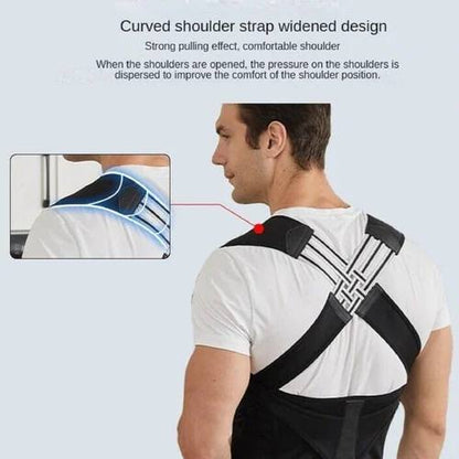 Adjustable Posture Corrector Belt | Upper Back Support Brace for Pain Relief & Alignment