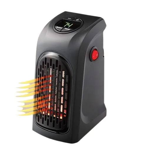 Compact Plug-in Heater | Digital Display & Adjustable Timer