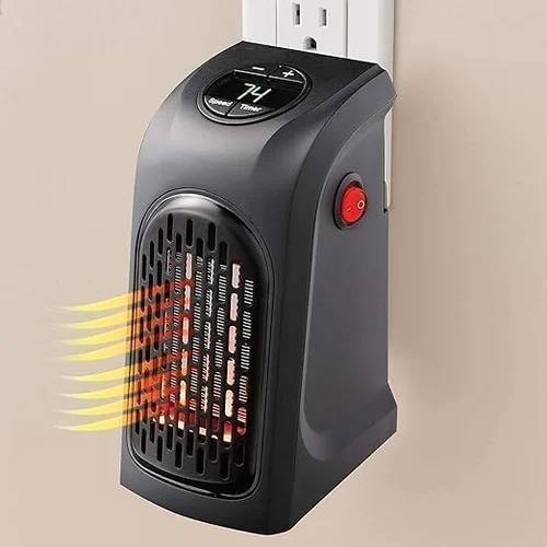 Compact Plug-in Heater | Digital Display & Adjustable Timer