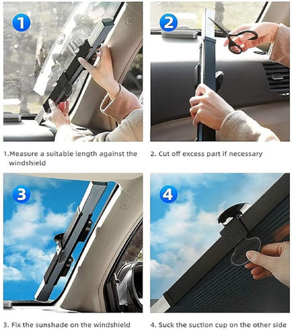 Retractable Car Sunshade