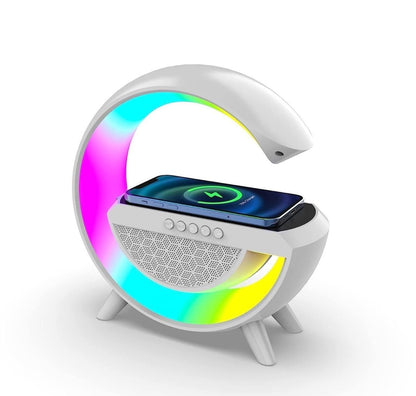 G-Shape LED Wireless Charging Speaker Lamp