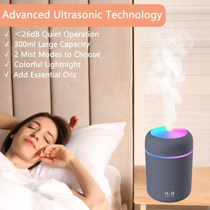 H2O Humidifier & Aroma Diffuser | Cool Mist Essential Oil Diffuser for Relaxation & Hydration