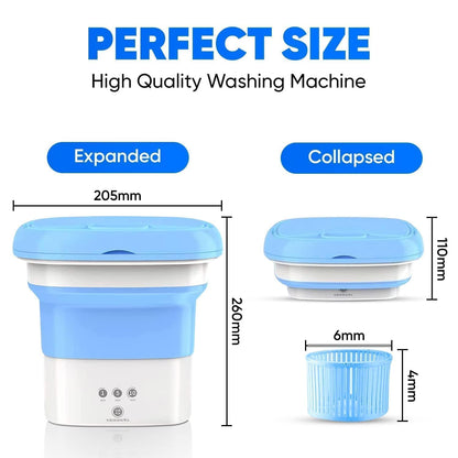 Mini Foldable Washing Machine with Spin Dryer