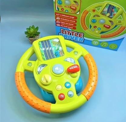 Kids Electronic Early Education Simulation Steering Wheel Toy