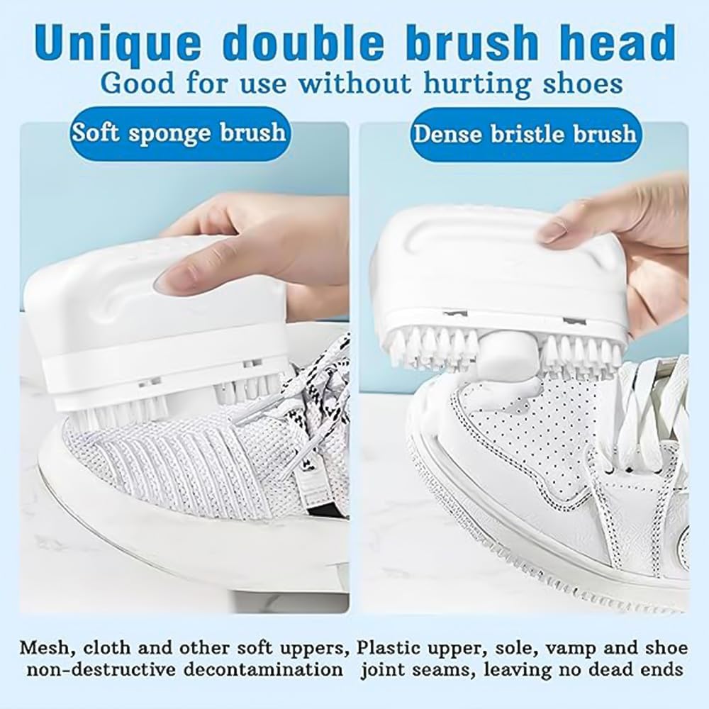 2 in 1 Shoe Cleaning Brush | Brush With Sponge