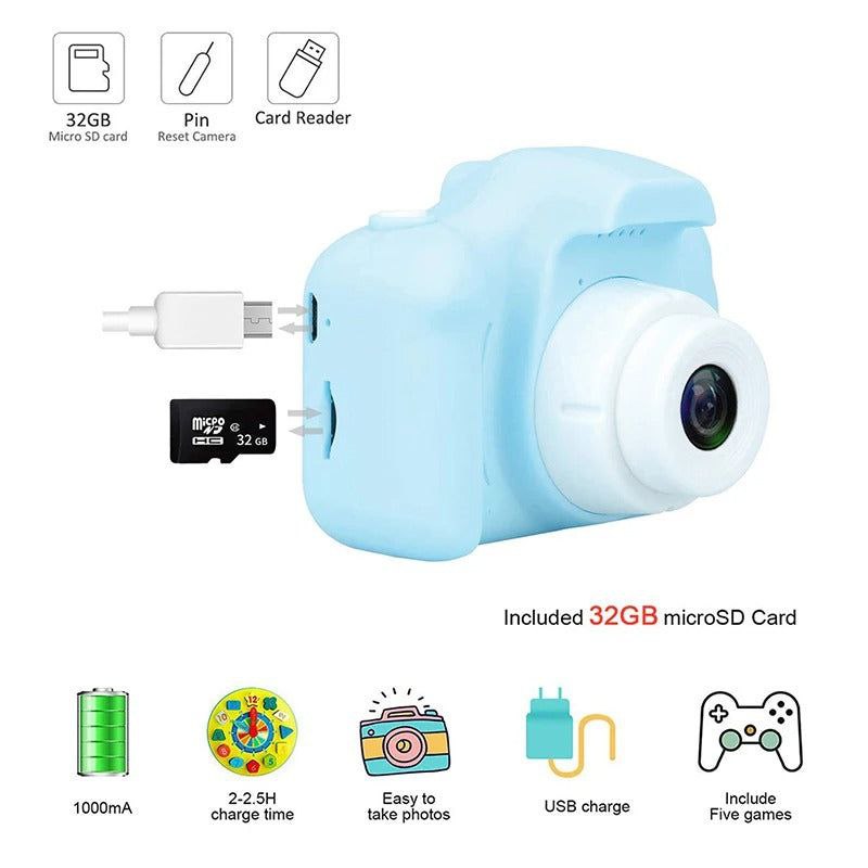 Ultimate Portable Action Cam for Kids - The Perfect Birthday Surprise!