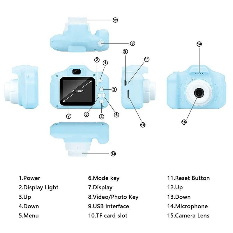 Ultimate Portable Action Cam for Kids - The Perfect Birthday Surprise!