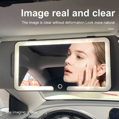 Car Make Up Mirror | 3 Light Modes | 1200 MAH Battery