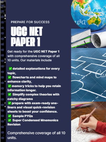 UGC NET Paper 1 – Concise Guide