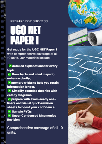 UGC NET Paper 1 – Concise Guide