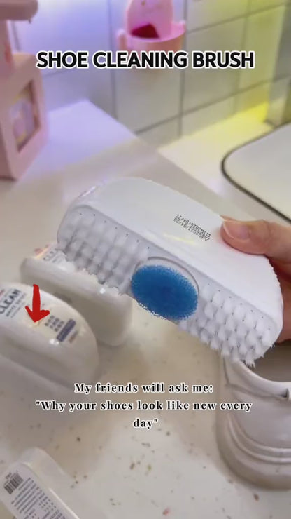 2 in 1 Shoe Cleaning Brush | Brush With Sponge